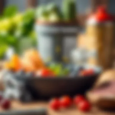 Diagram showing the relationship between lifestyle factors and cholesterol levels