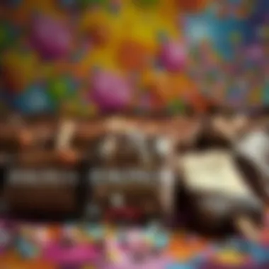 Diverse Selection of Magnum Packs Variety of Magnum ice cream packs displayed on a colorful background.