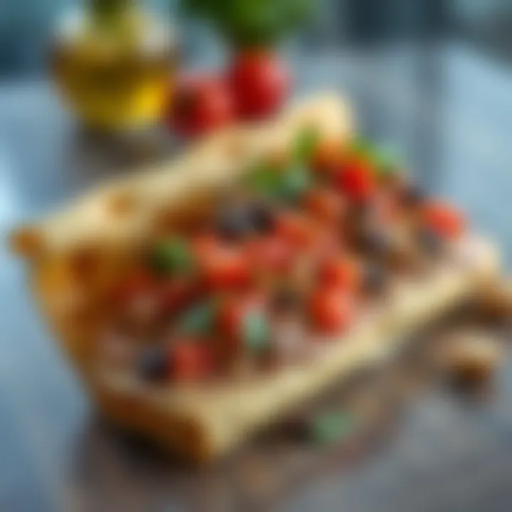 Innovative Lahmacun Variations Modern twist on lahmacun featuring gourmet toppings