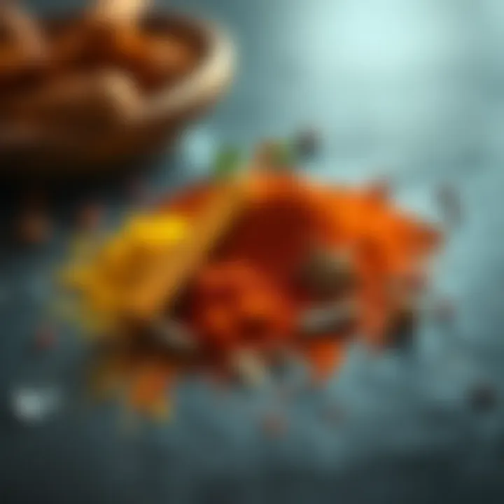 Spices Essential for Lahmacun A selection of spices used in lahmacun preparation