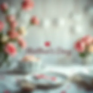 Celebration of Mother's Day with heartfelt messages