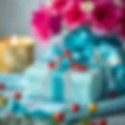 A beautifully wrapped gift for Mother's Day