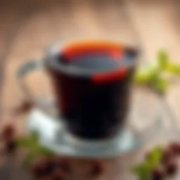 A soothing herbal tea known for easing cough symptoms