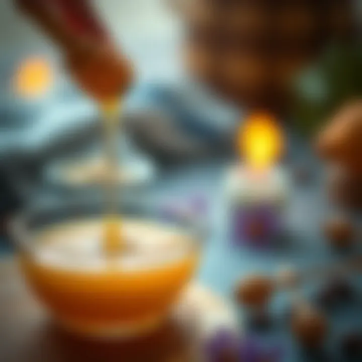 Honey as a Cough Suppressant A bowl of honey, a natural remedy for cough suppression