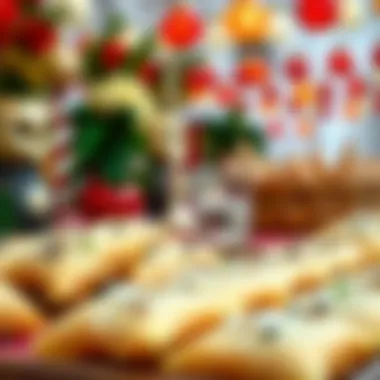 Celebration featuring Nisan pastaları as a cultural centerpiece