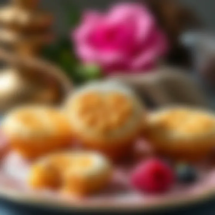 Traditional Turkish dessert showcasing intricate designs