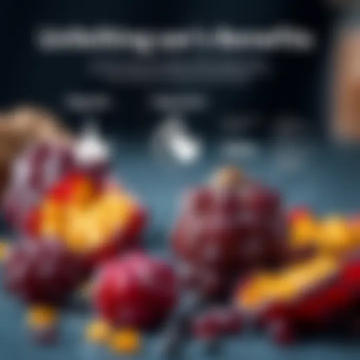 Nutritional benefits infographic of dried paradise fruit