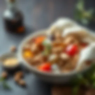 Various sources of omega-3 oils in a bowl