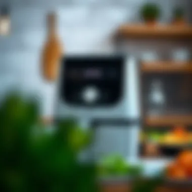 Onvo airfryer showcasing its modern design