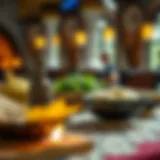 Traditional Islamic symbols representing fasting