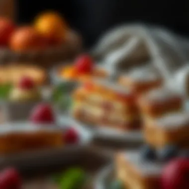 Assorted Osmanlı desserts including Tulumba Tatlısı