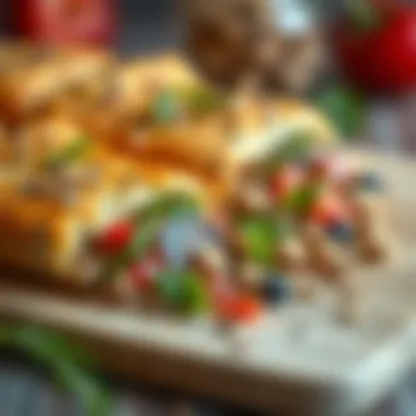 Close-up of Pelit Pide’s unique ingredients