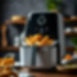 Sleek Design of Philips 9650 Airfryer Philips 9650 Airfryer showcasing its sleek design and modern features