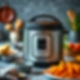 Elegant design of Philips pressure cooker showcasing its modern aesthetic