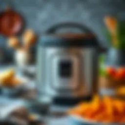 Elegant design of Philips pressure cooker showcasing its modern aesthetic