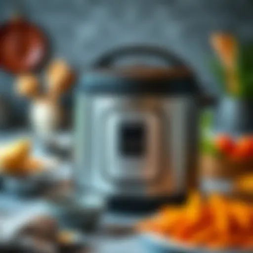 Elegant Design of Philips Pressure Cooker Elegant design of Philips pressure cooker showcasing its modern aesthetic