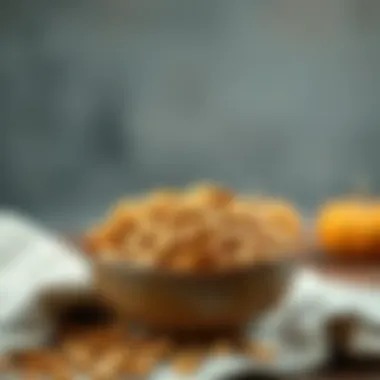 Health benefits of pumpkin seeds in a bowl