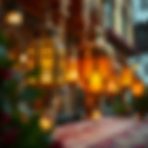 Elegant lanterns symbolizing the spirit of Ramadan