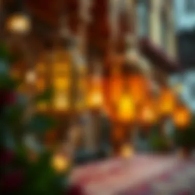 The Spirit of Ramadan Elegant lanterns symbolizing the spirit of Ramadan