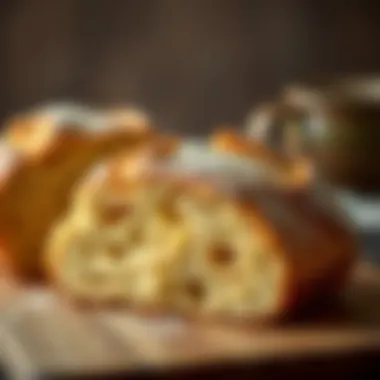 Unique Freshly Baked Bread Freshly baked bread showcasing the unique texture and color