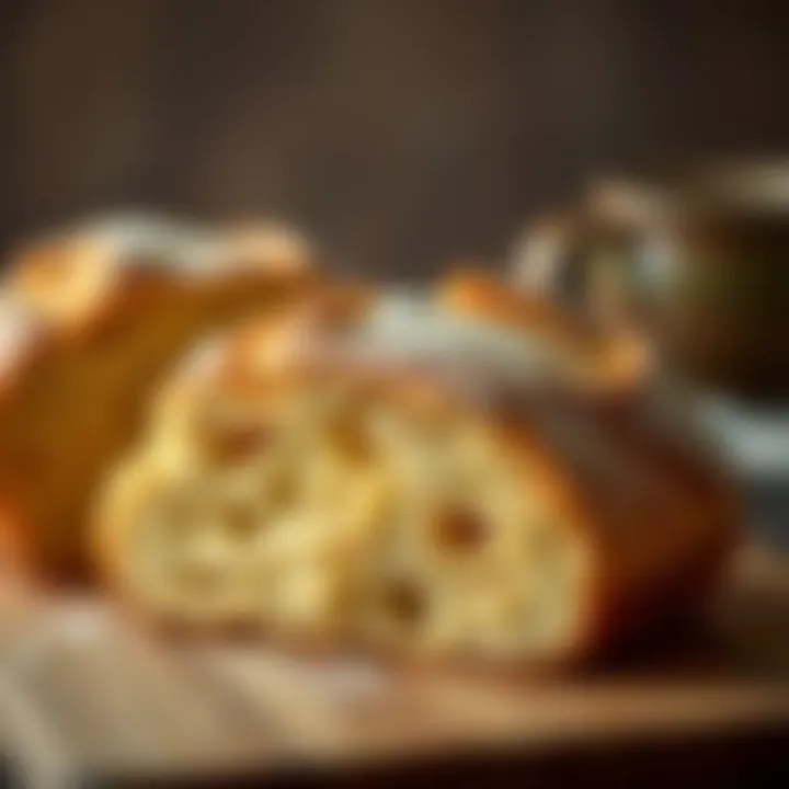 Unique Freshly Baked Bread Freshly baked bread showcasing the unique texture and color