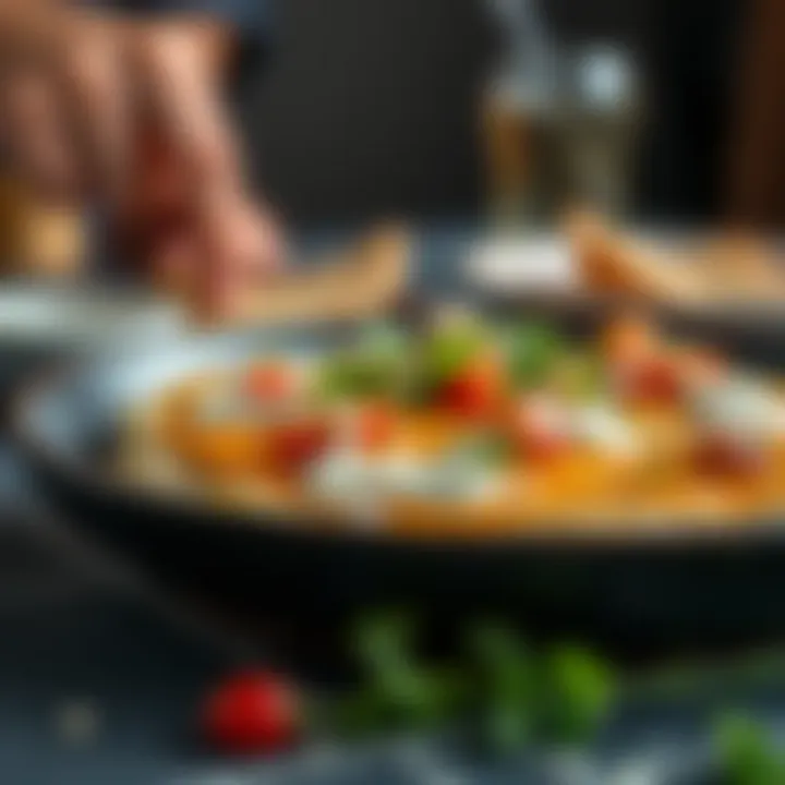 Modern twist on Sah Tavuk with gourmet ingredients