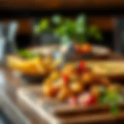 Elegant presentation of a traditional San Sebastian dish