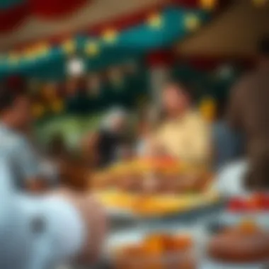 Cultural influences reflected in the Selin Döner dish served at a vibrant gathering.