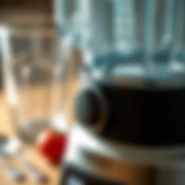 User-Friendly Controls of Shaker Blender Close-up of shaker blender controls highlighting user-friendly interface