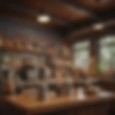 The Coffee Culture Experience A cozy coffee shop setting with various coffee types displayed.
