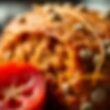 A close-up of traditional sirden mayalı peynir showcasing its texture and color