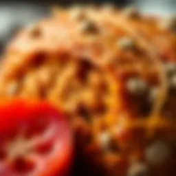 A close-up of traditional sirden mayalı peynir showcasing its texture and color