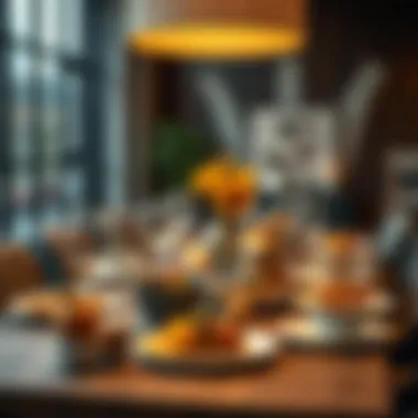 Stylish Table Setting Stylish table setting showcasing contemporary design