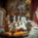 A traditional Turkish tea set showcasing the elegance of Sultan Çayı rituals.