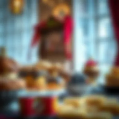 Delicious local desserts served during iftar.