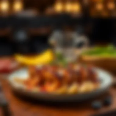 Sizzling Tantuni Ready to Serve Sizzling tantuni served on a plate ready to be enjoyed