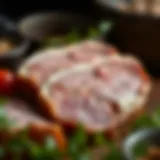 Tender Cuts for Authentic Tantuni Close-up of tender meat cuts used in tantuni preparation