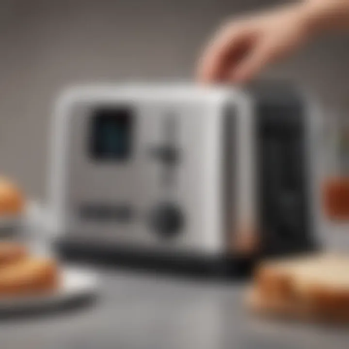 Easy cleaning of Tefal toaster