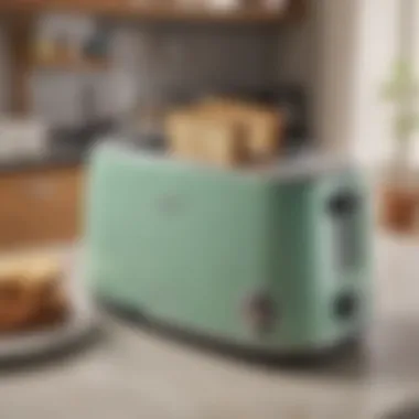 Sleek design of Tefal toaster