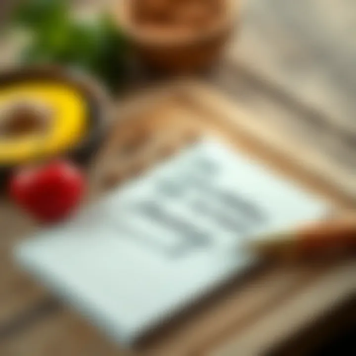 Inspiration for Your Weight Loss Journey A motivational quote on a notepad