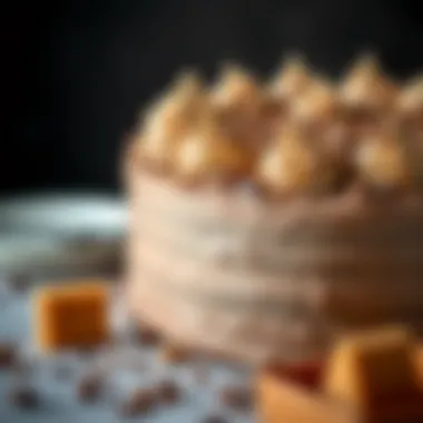 A sumptuous cake adorned with Ulker chocolate shavings