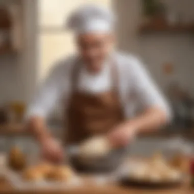 A user enjoying the features of the Arçelik kneading machine