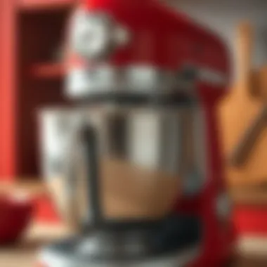 Close-up of the control panel of the Vestel mixer