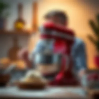 User enjoying the benefits of the Vestel mixer