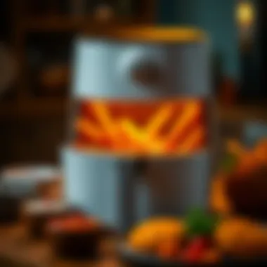 Xiaomi Airfryer showcasing its features