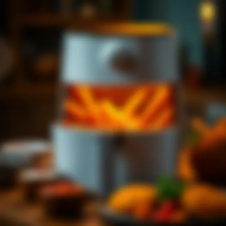 Xiaomi Airfryer showcasing its features