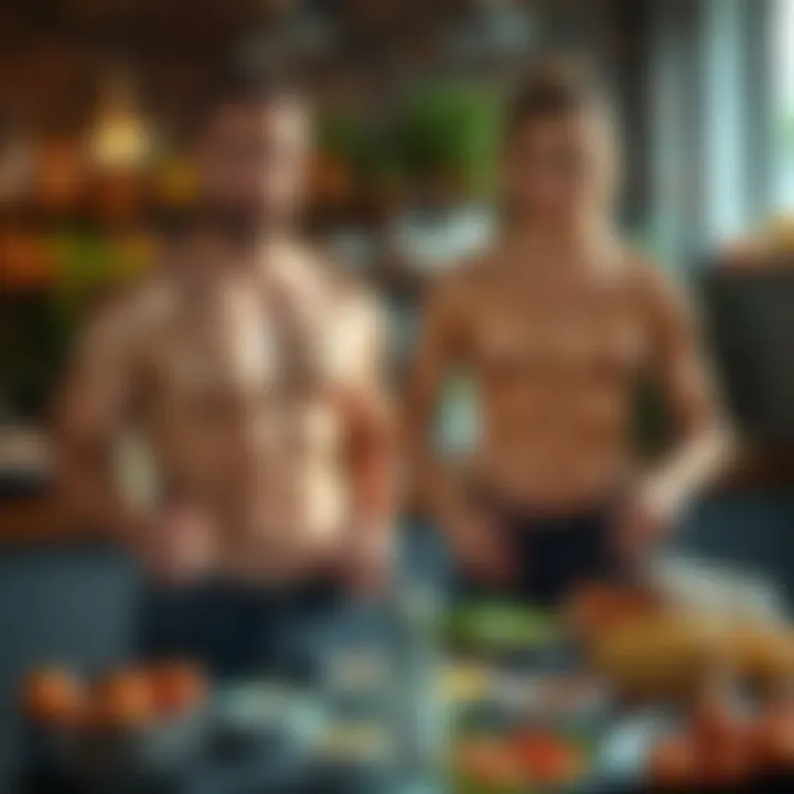 Transformation Journey on a Fat-Burning Diet Before and after transformation of a fitness journey