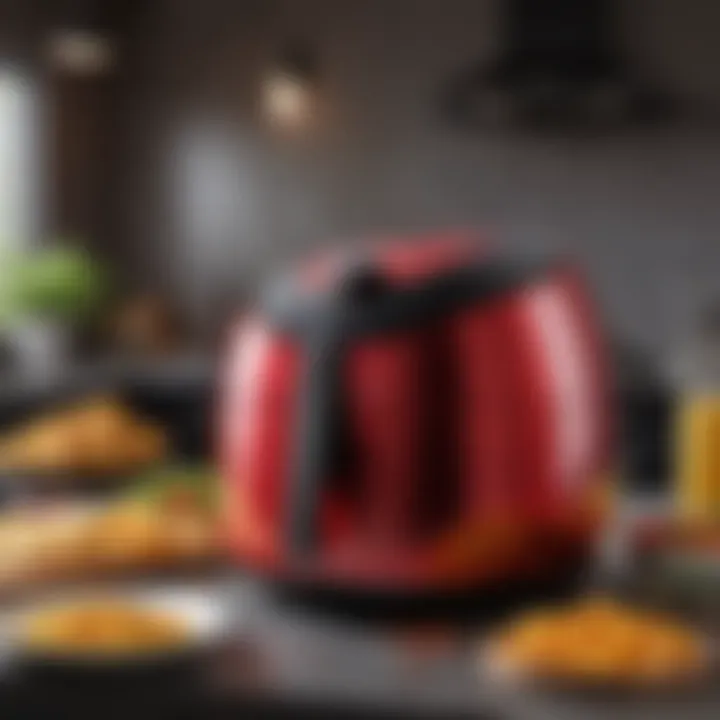 A sleek Kumtel air fryer showcasing its modern design.