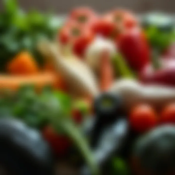 Fresh Vegetables for Healthy Cooking An assortment of fresh vegetables ready for a healthy dish