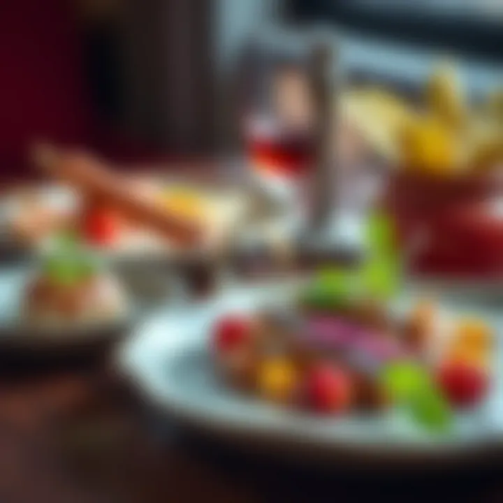 A beautifully plated gourmet dish highlighting seasonal ingredients